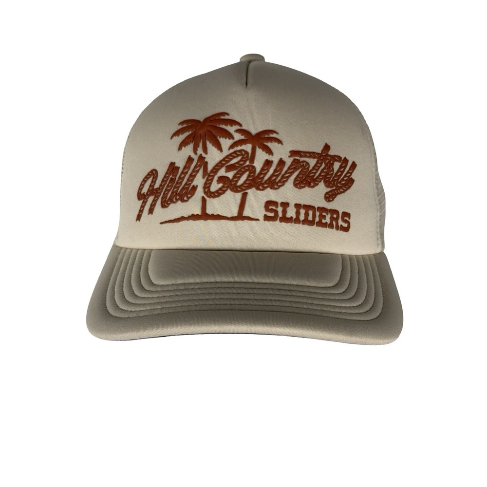 Howler Bros Hill Country Sliders Snapback Hat Beige Adjustable Cap Trucker